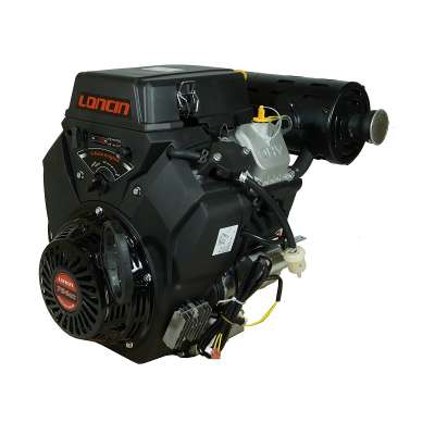 Двигатель бензиновый Loncin LC2V80FD D25 20А Ручной (электрозапуск)